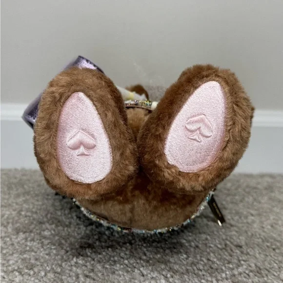 NWT Kate Spade Oh What Fun 3D Teddy Bear Crossbody Purse Holiday Edition 2024 - Picture 10 of 12